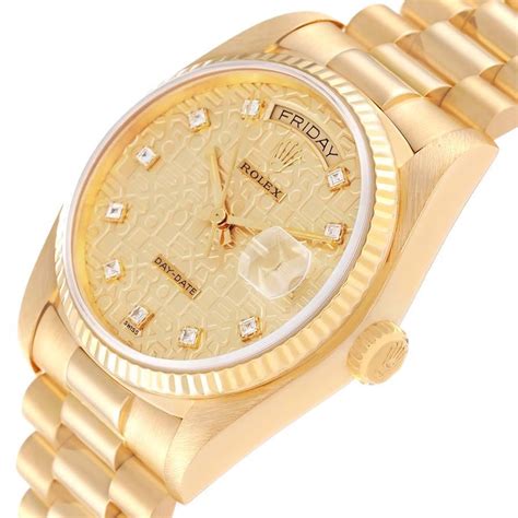 rolex day date 18038 for sale|rolex 18038 diamond dial.